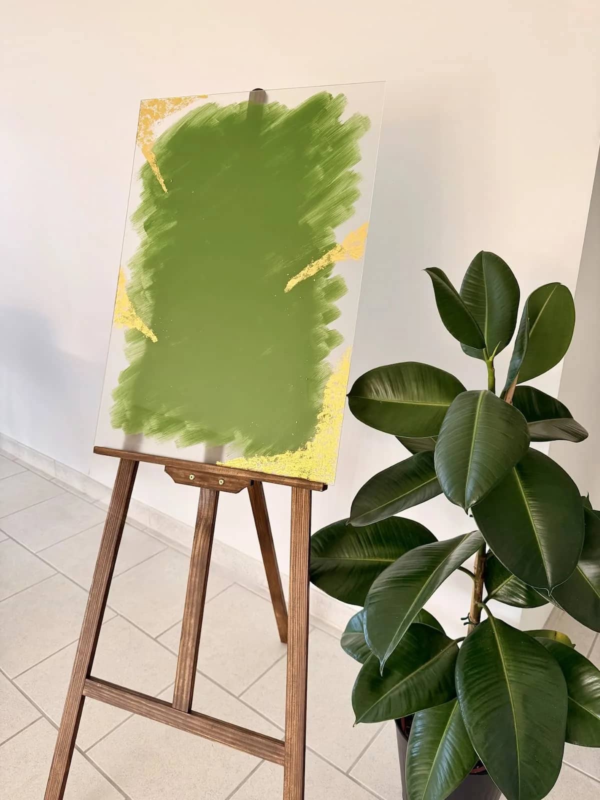 Willkommensschild Acryl 70 × 50.