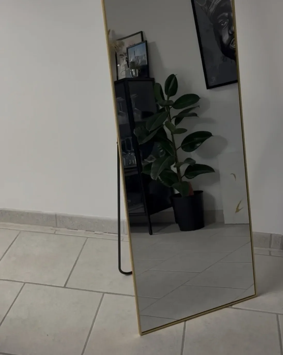 Standspiegel gold