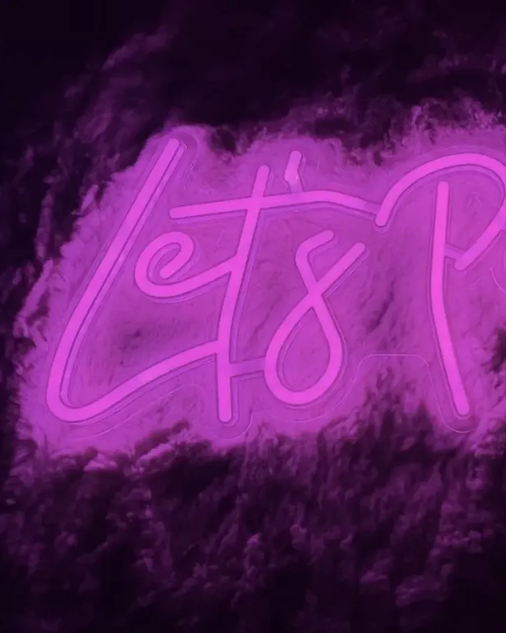 Neon Sign Let´s Party