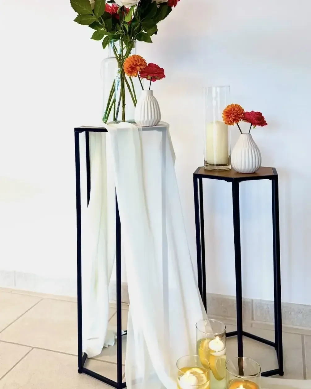 Chiffonstoff Cremeweiß