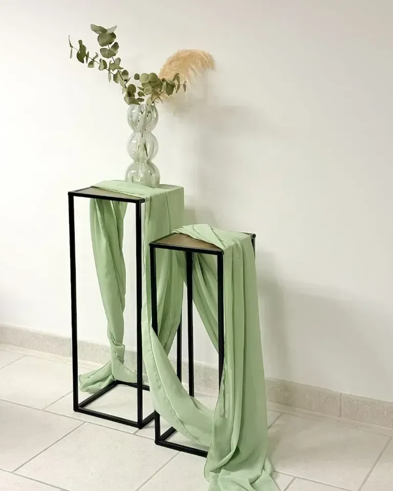 Chiffonstoff Salbeigrün