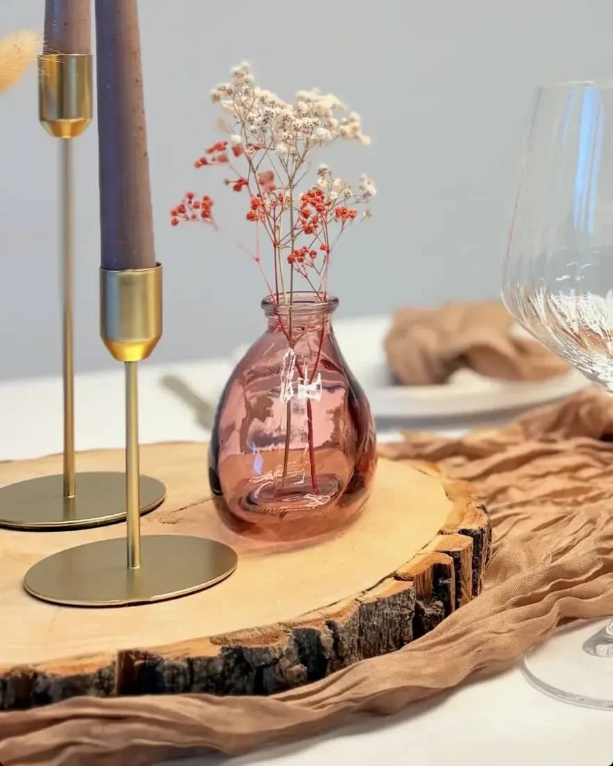 Vase Sandra altrosa