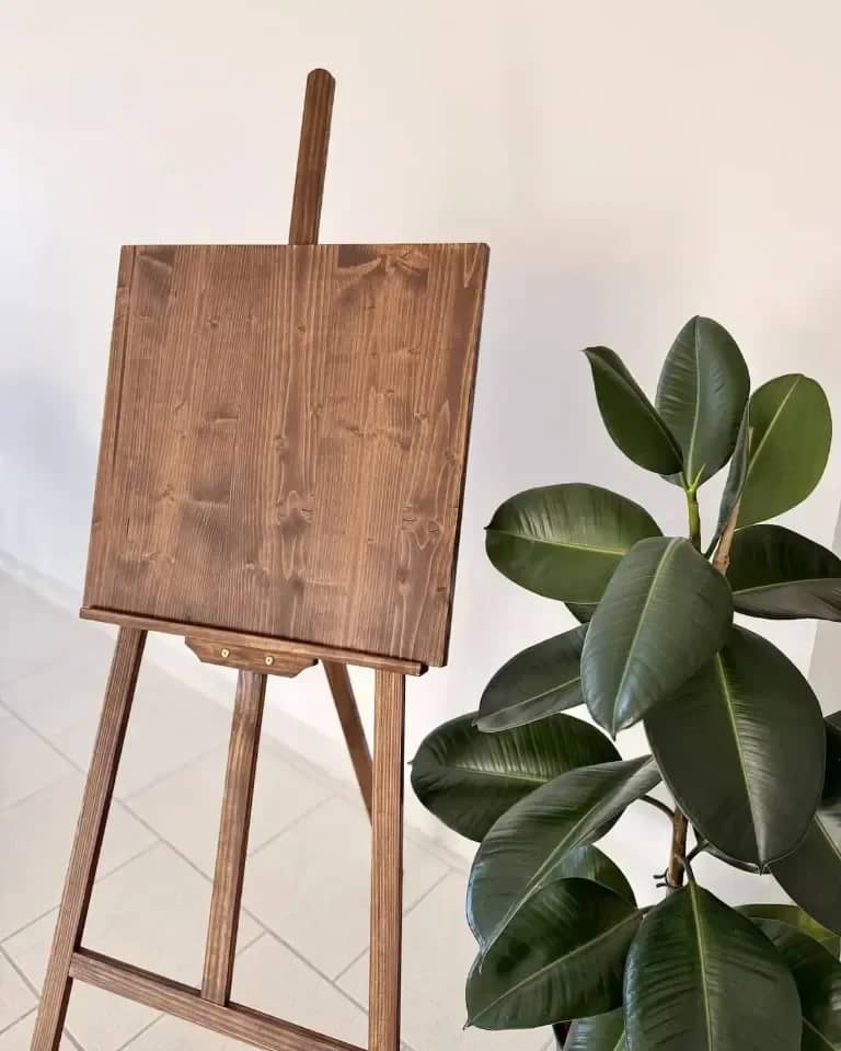 Holzschild „Polaroid Gästebuch“